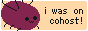 #88x31 of the cohost eggbug captioned: i was on cohost