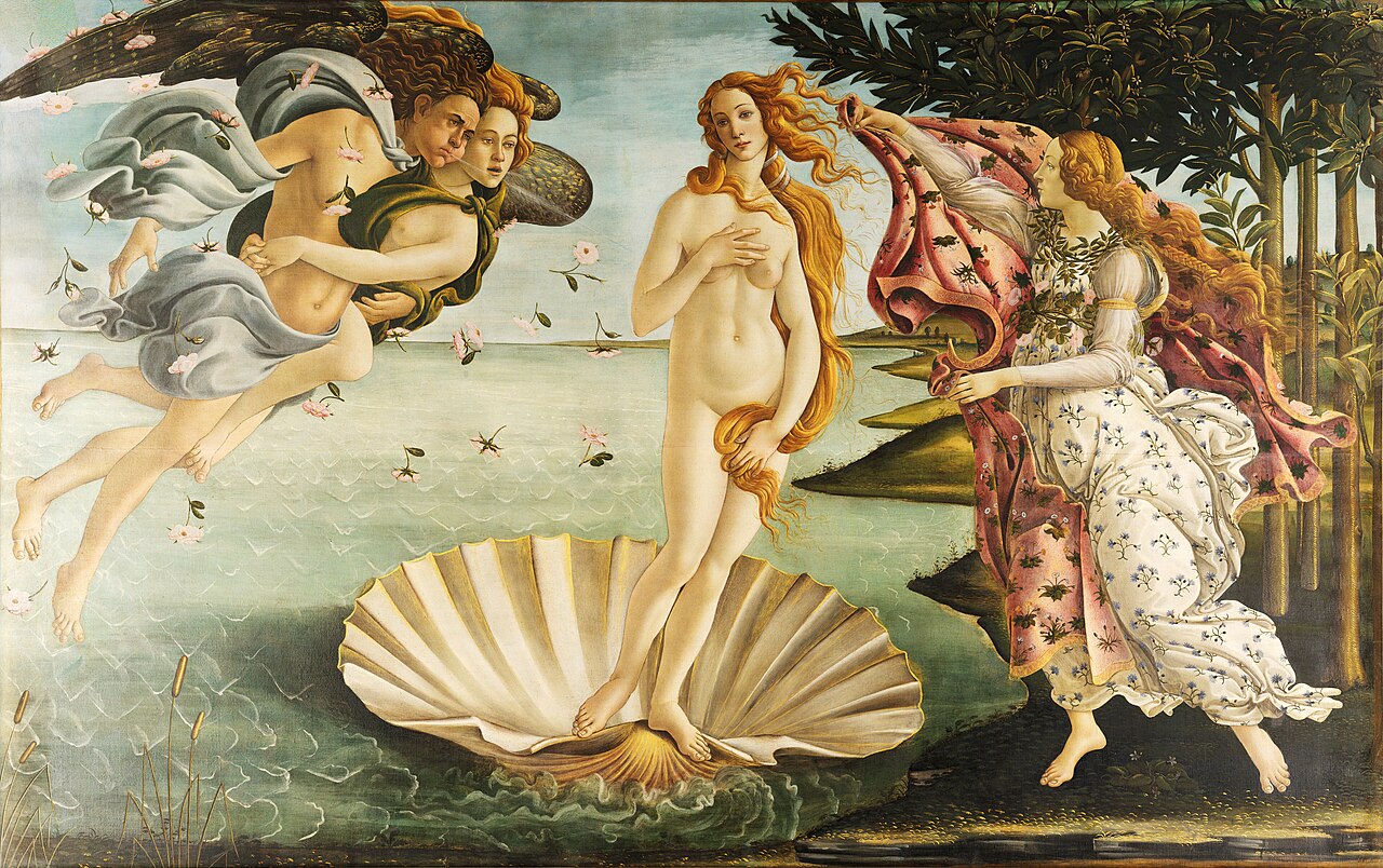 The Birth of Venus by Sandro Botticelli (c. 1484-1486)