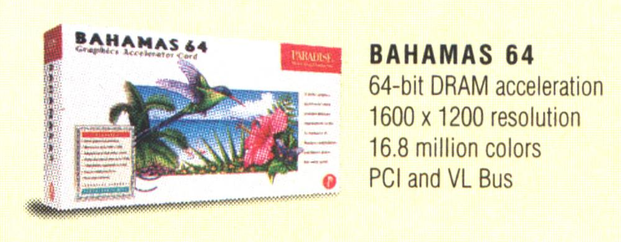 Bahamas 64 box art from a magazine scan